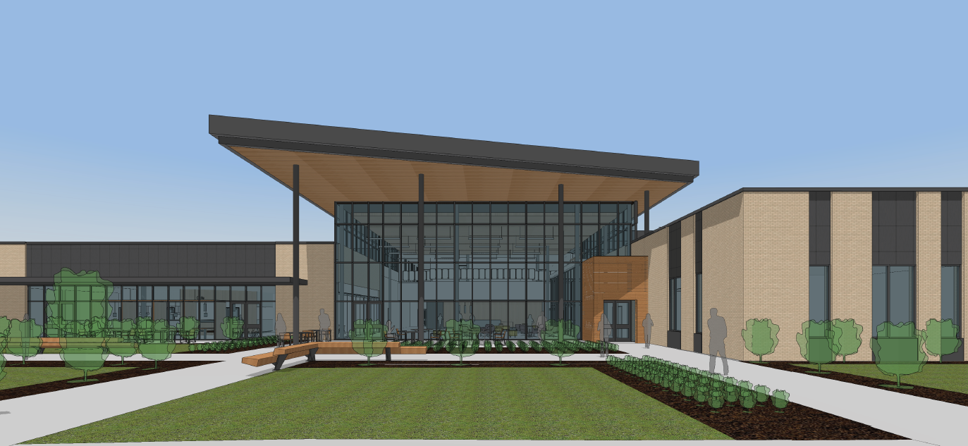 Rendering of CTE Center